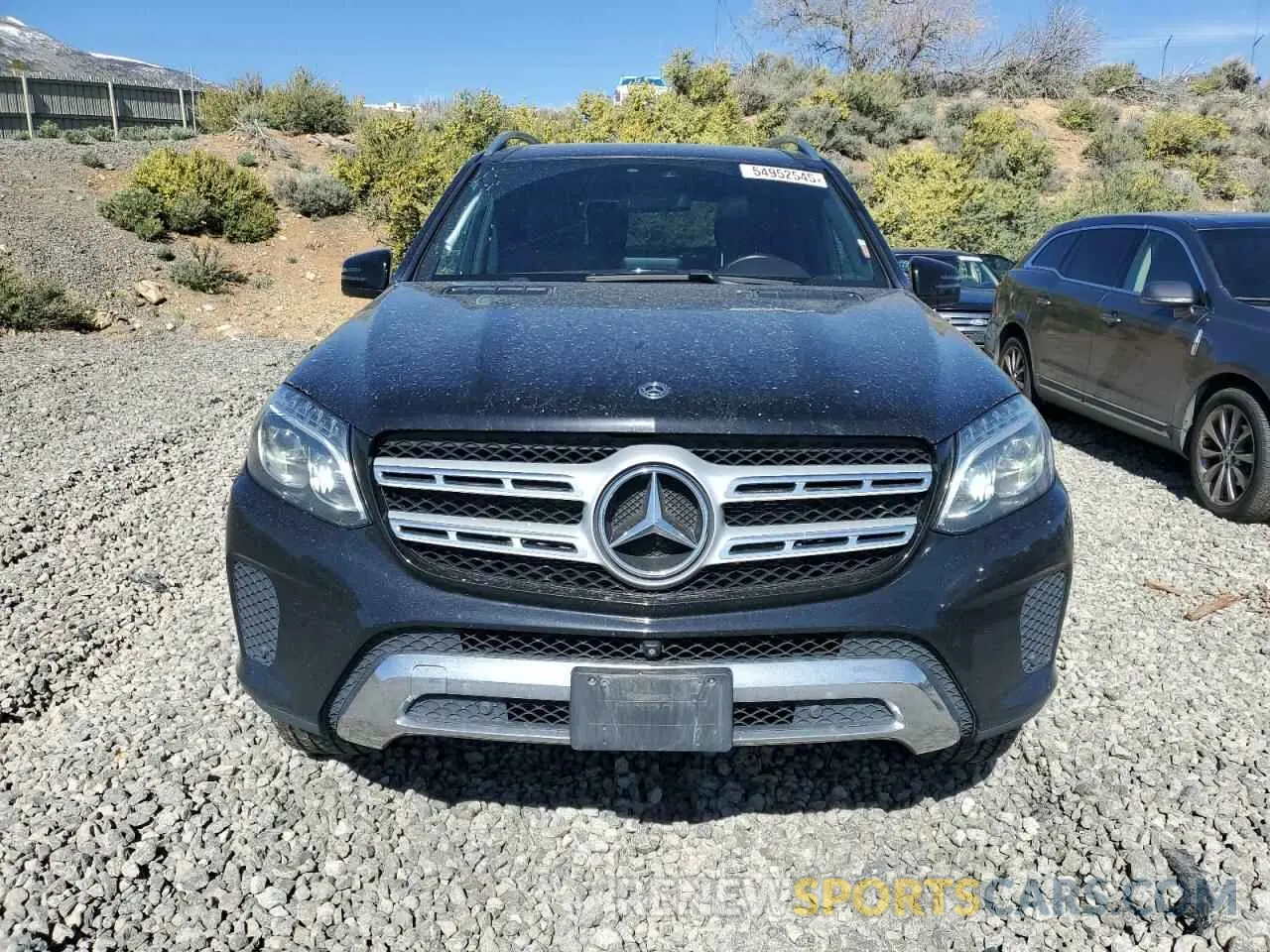 5 fotografías del automóvil dañado 4JGDF6EE1KB226400 MERCEDES-BENZ GLS-CLASS 2019