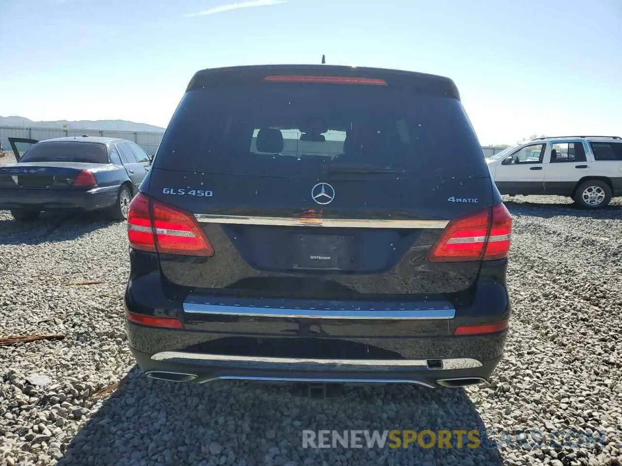 6 fotografías del automóvil dañado 4JGDF6EE1KB226400 MERCEDES-BENZ GLS-CLASS 2019