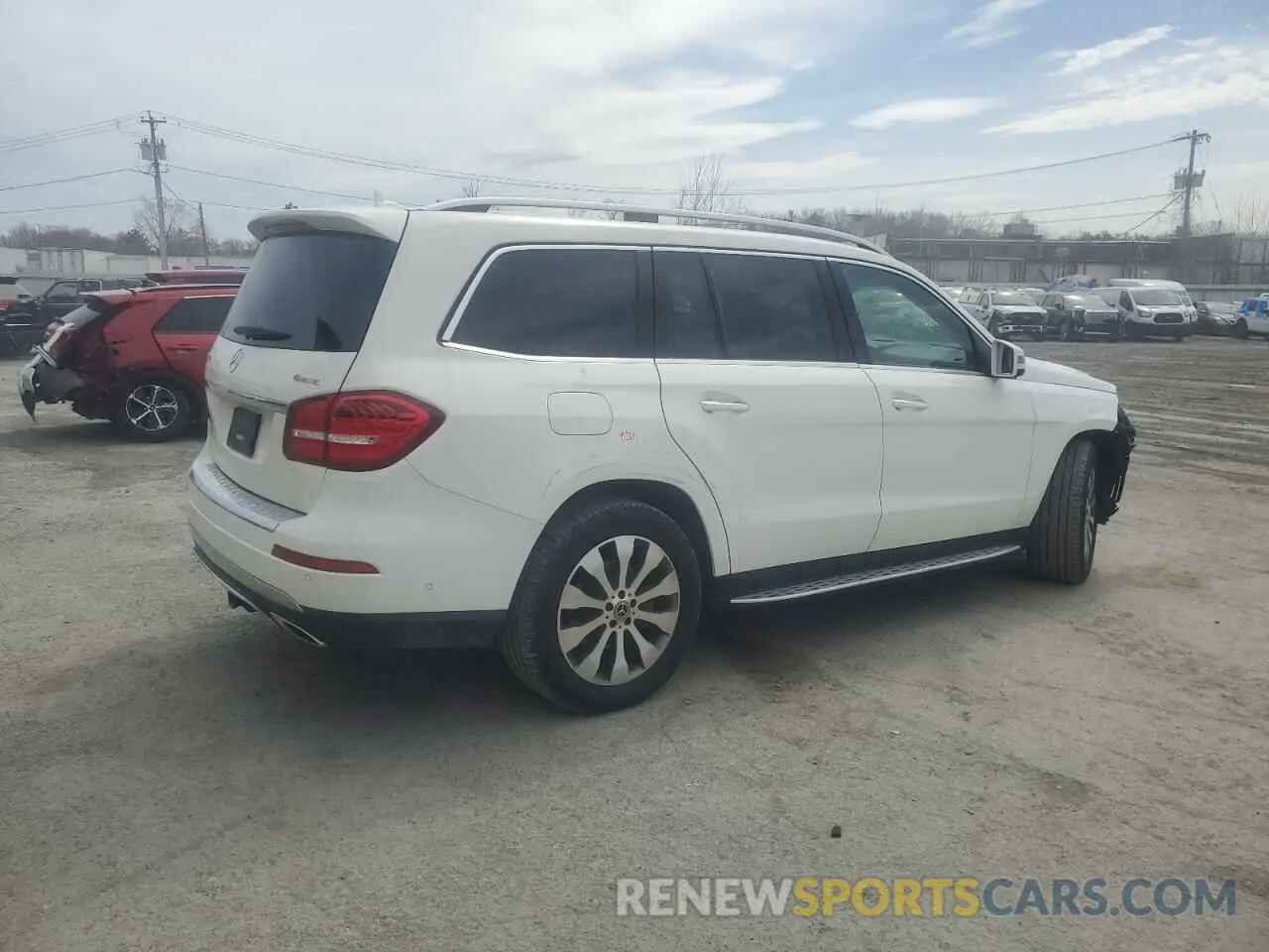 3 fotografías del automóvil dañado 4JGDF6EE1KB236215 MERCEDES-BENZ GLS-CLASS 2019