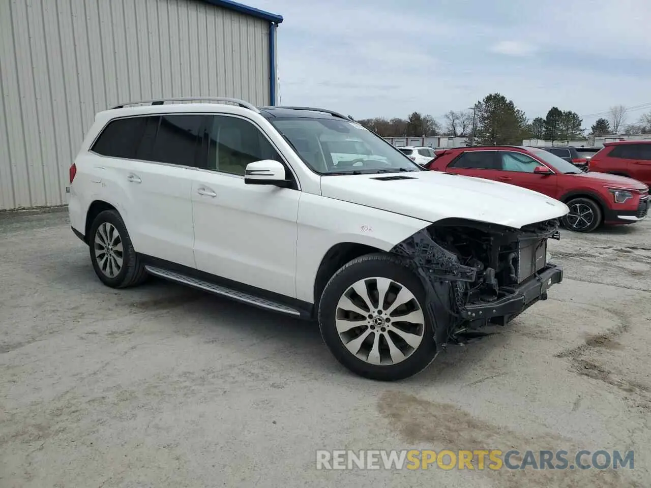 4 fotografías del automóvil dañado 4JGDF6EE1KB236215 MERCEDES-BENZ GLS-CLASS 2019