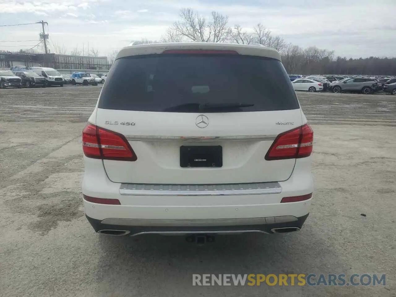 6 fotografías del automóvil dañado 4JGDF6EE1KB236215 MERCEDES-BENZ GLS-CLASS 2019