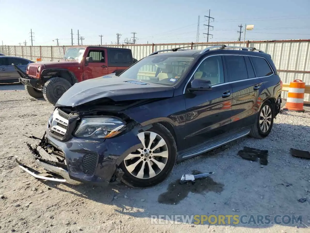 1 fotografías del automóvil dañado 4JGDF6EE2KB220122 MERCEDES-BENZ GLS-CLASS 2019