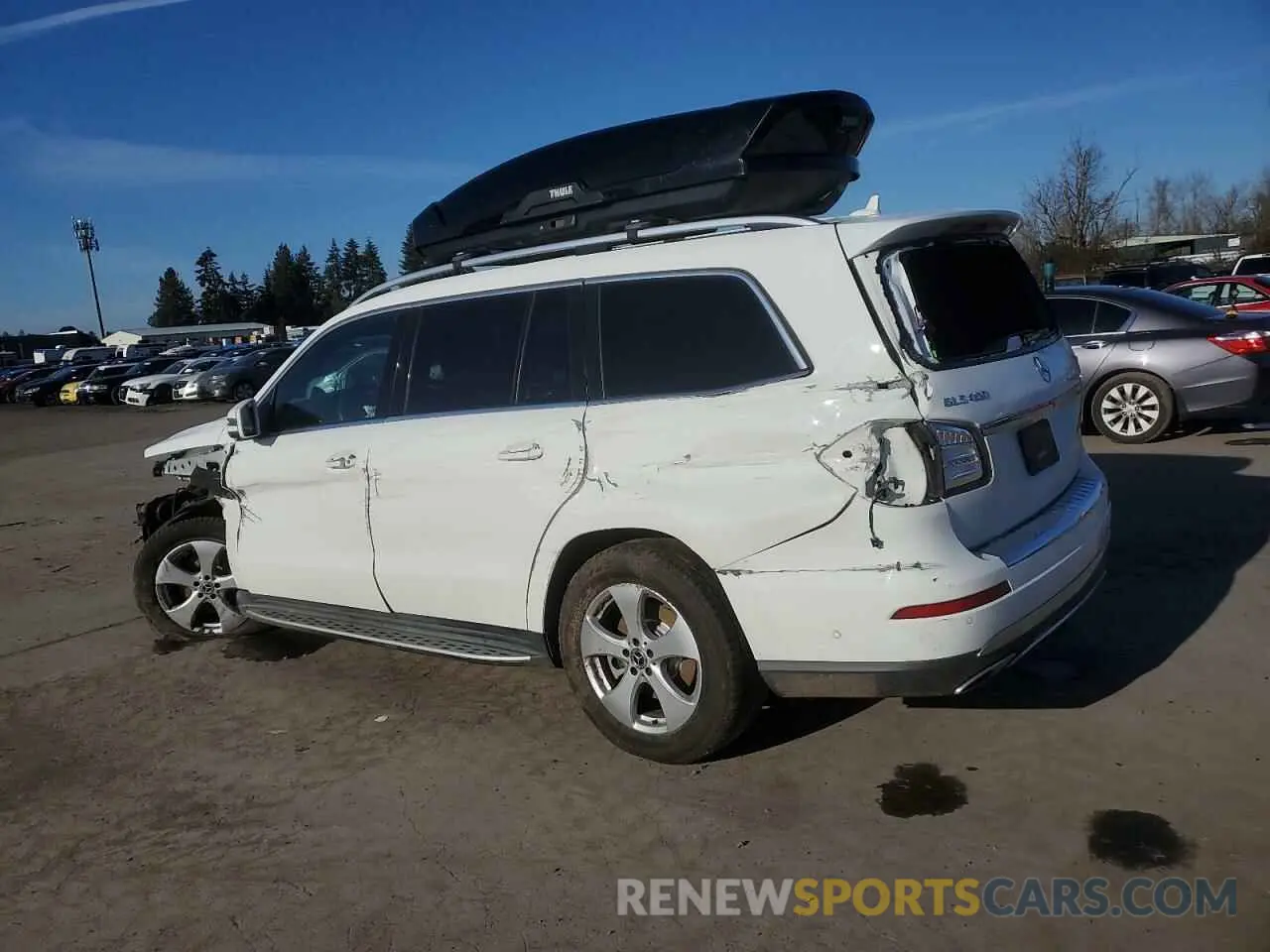 2 fotografías del automóvil dañado 4JGDF6EE2KB231069 MERCEDES-BENZ GLS-CLASS 2019