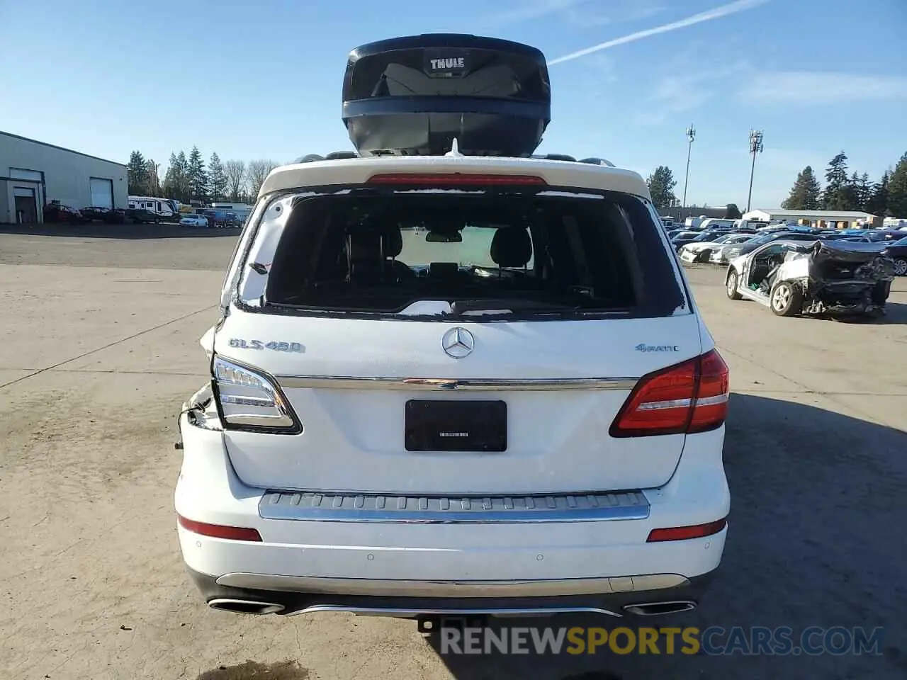6 fotografías del automóvil dañado 4JGDF6EE2KB231069 MERCEDES-BENZ GLS-CLASS 2019