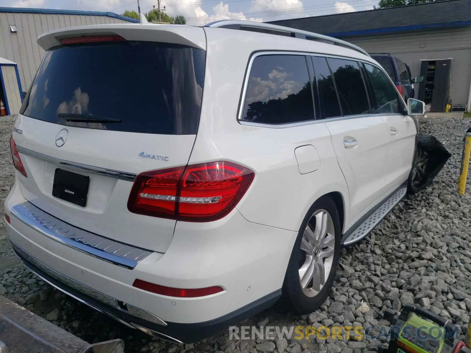 4 fotografías del automóvil dañado 4JGDF6EE2KB231816 MERCEDES-BENZ GLS-CLASS 2019