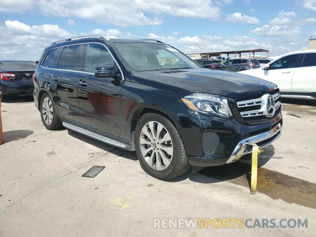 4 fotografías del automóvil dañado 4JGDF6EE3KB216564 MERCEDES-BENZ GLS-CLASS 2019