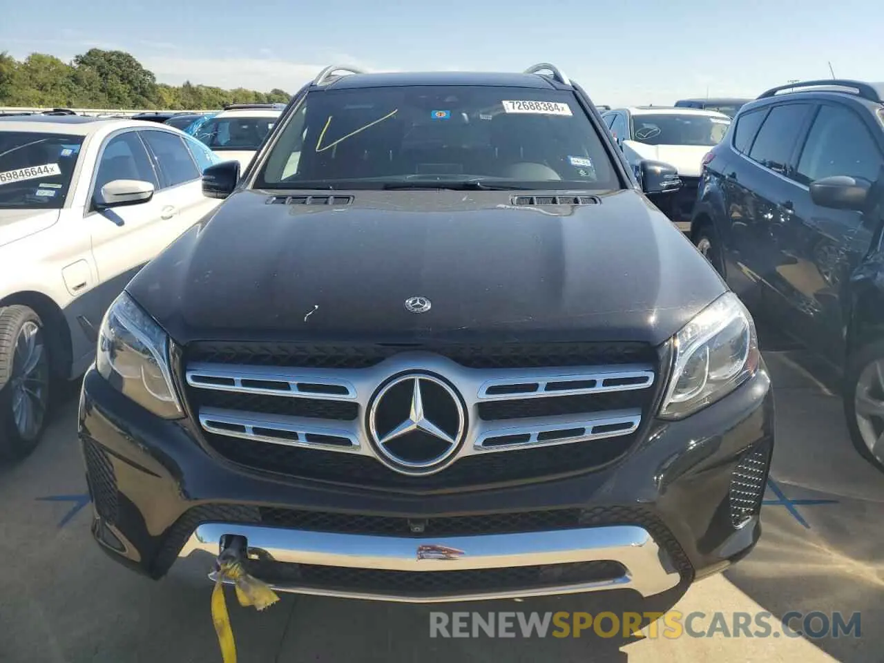 5 fotografías del automóvil dañado 4JGDF6EE3KB216564 MERCEDES-BENZ GLS-CLASS 2019