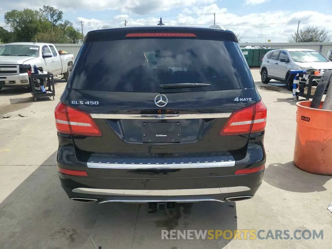 6 fotografías del automóvil dañado 4JGDF6EE3KB216564 MERCEDES-BENZ GLS-CLASS 2019