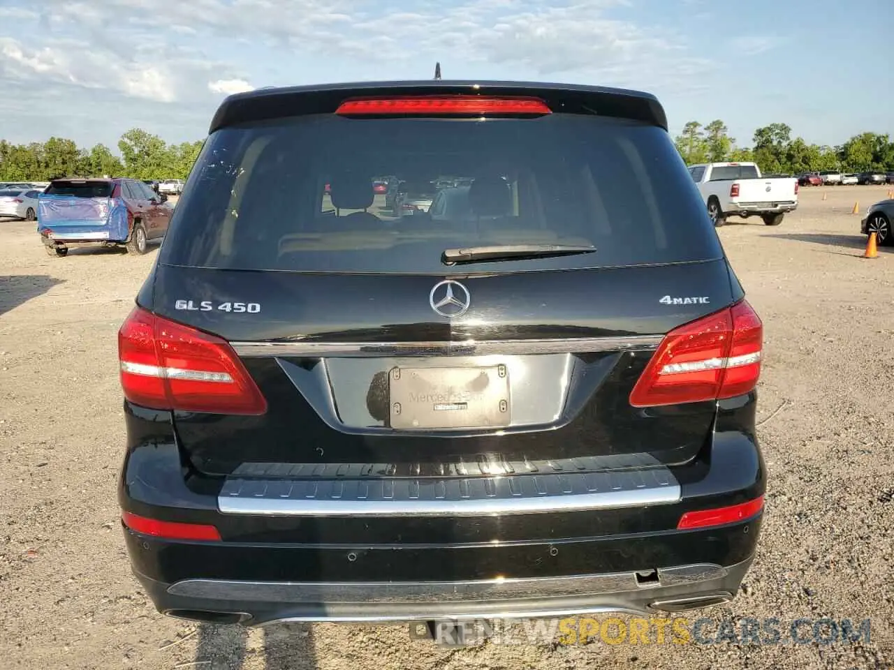 6 fotografías del automóvil dañado 4JGDF6EE3KB219531 MERCEDES-BENZ GLS-CLASS 2019