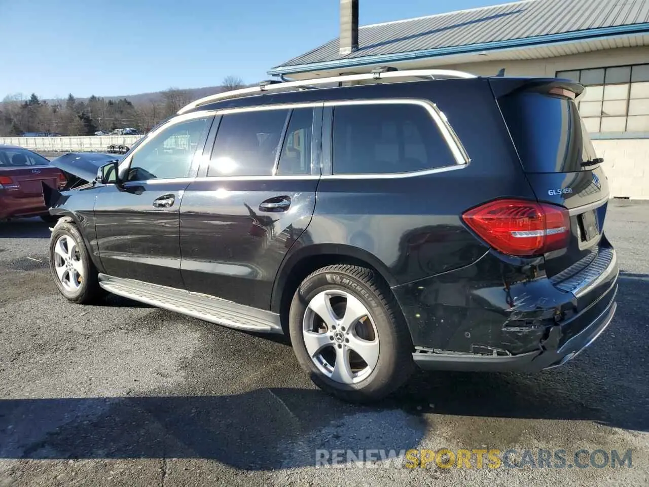 2 fotografías del automóvil dañado 4JGDF6EE3KB220436 MERCEDES-BENZ GLS-CLASS 2019