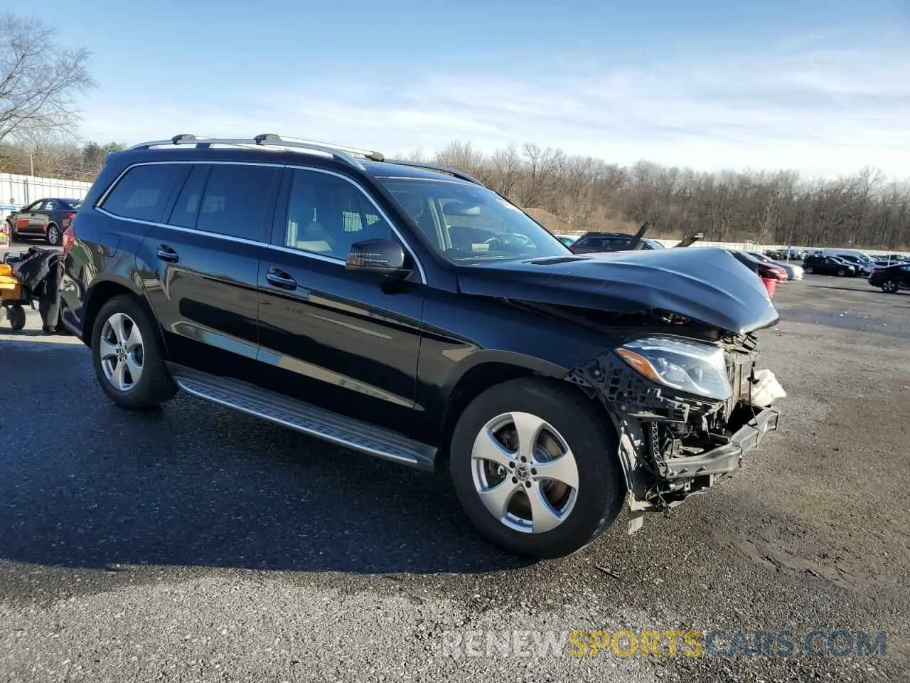 4 fotografías del automóvil dañado 4JGDF6EE3KB220436 MERCEDES-BENZ GLS-CLASS 2019
