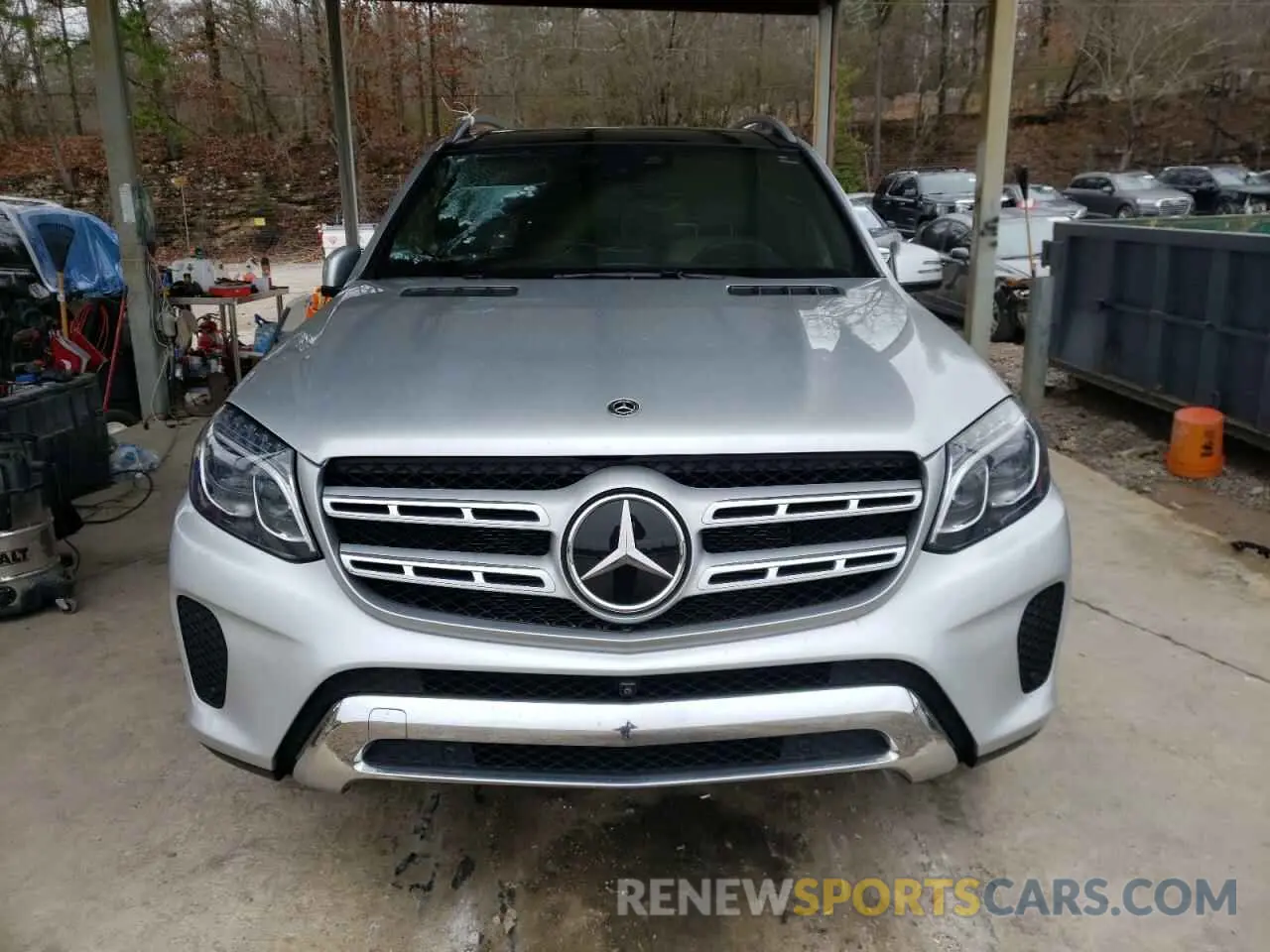 5 fotografías del automóvil dañado 4JGDF6EE3KB228844 MERCEDES-BENZ GLS-CLASS 2019