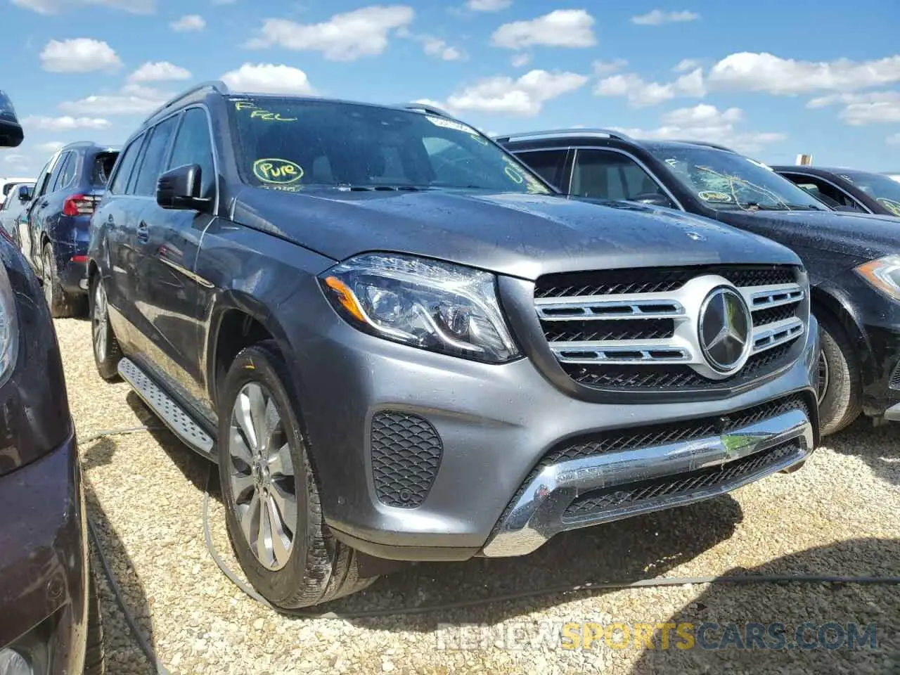 1 fotografías del automóvil dañado 4JGDF6EE3KB235566 MERCEDES-BENZ GLS-CLASS 2019