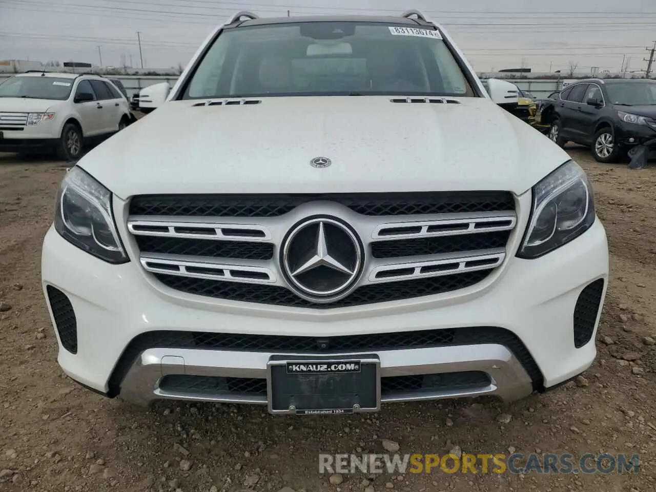 5 fotografías del automóvil dañado 4JGDF6EE4KB223510 MERCEDES-BENZ GLS-CLASS 2019