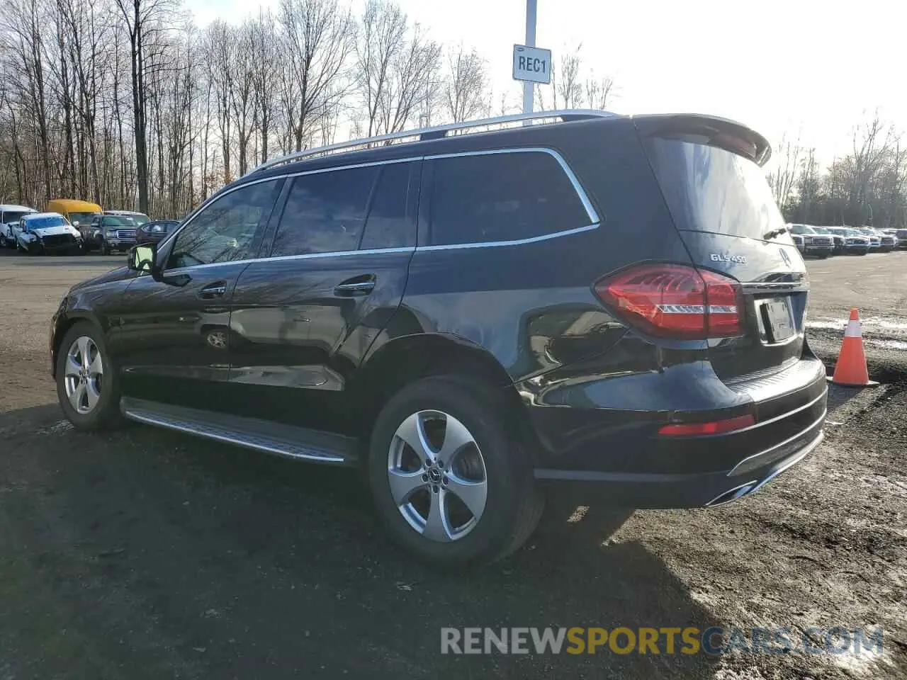 2 fotografías del automóvil dañado 4JGDF6EE5KB184619 MERCEDES-BENZ GLS-CLASS 2019