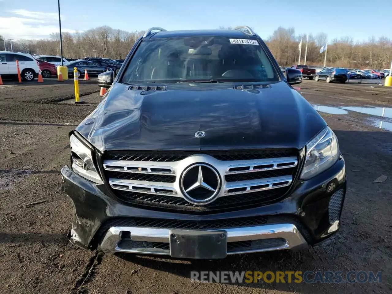 5 fotografías del automóvil dañado 4JGDF6EE5KB184619 MERCEDES-BENZ GLS-CLASS 2019