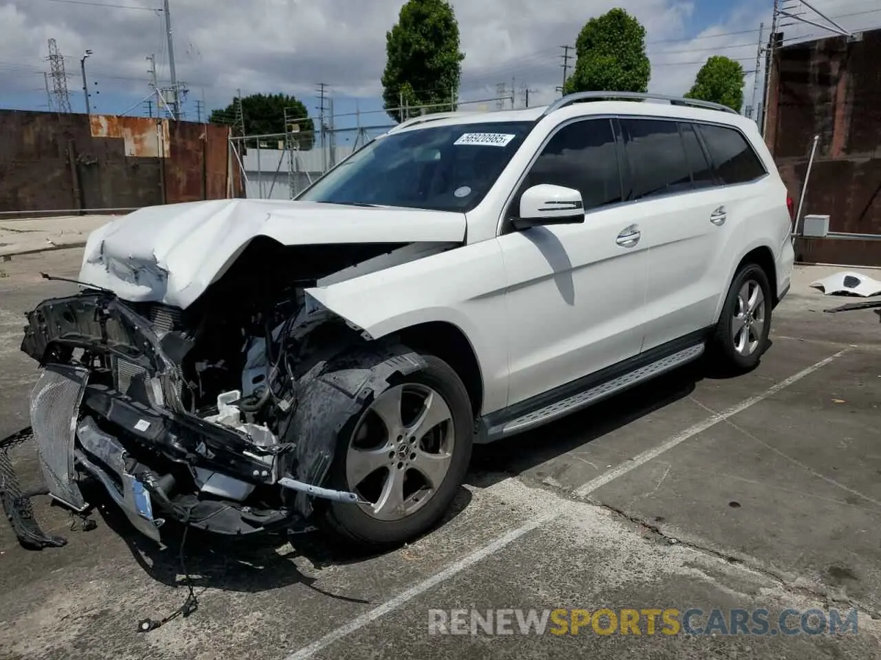 1 fotografías del automóvil dañado 4JGDF6EE6KB240888 MERCEDES-BENZ GLS-CLASS 2019