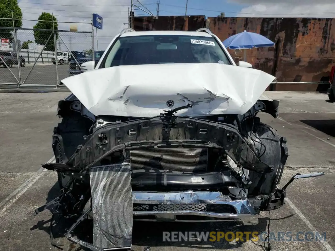 5 fotografías del automóvil dañado 4JGDF6EE6KB240888 MERCEDES-BENZ GLS-CLASS 2019