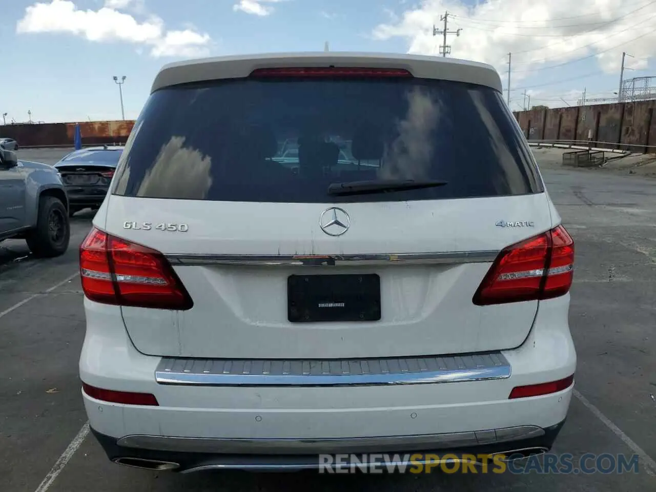 6 fotografías del automóvil dañado 4JGDF6EE6KB240888 MERCEDES-BENZ GLS-CLASS 2019