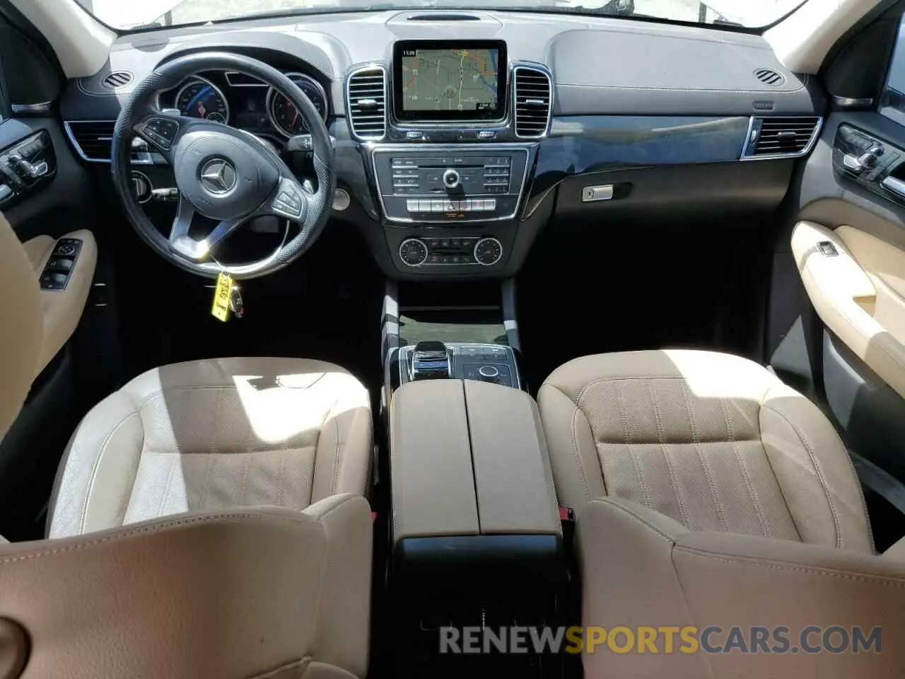 8 fotografías del automóvil dañado 4JGDF6EE6KB240888 MERCEDES-BENZ GLS-CLASS 2019