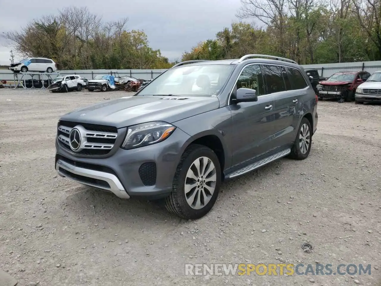 2 fotografías del automóvil dañado 4JGDF6EE7KB224831 MERCEDES-BENZ GLS-CLASS 2019