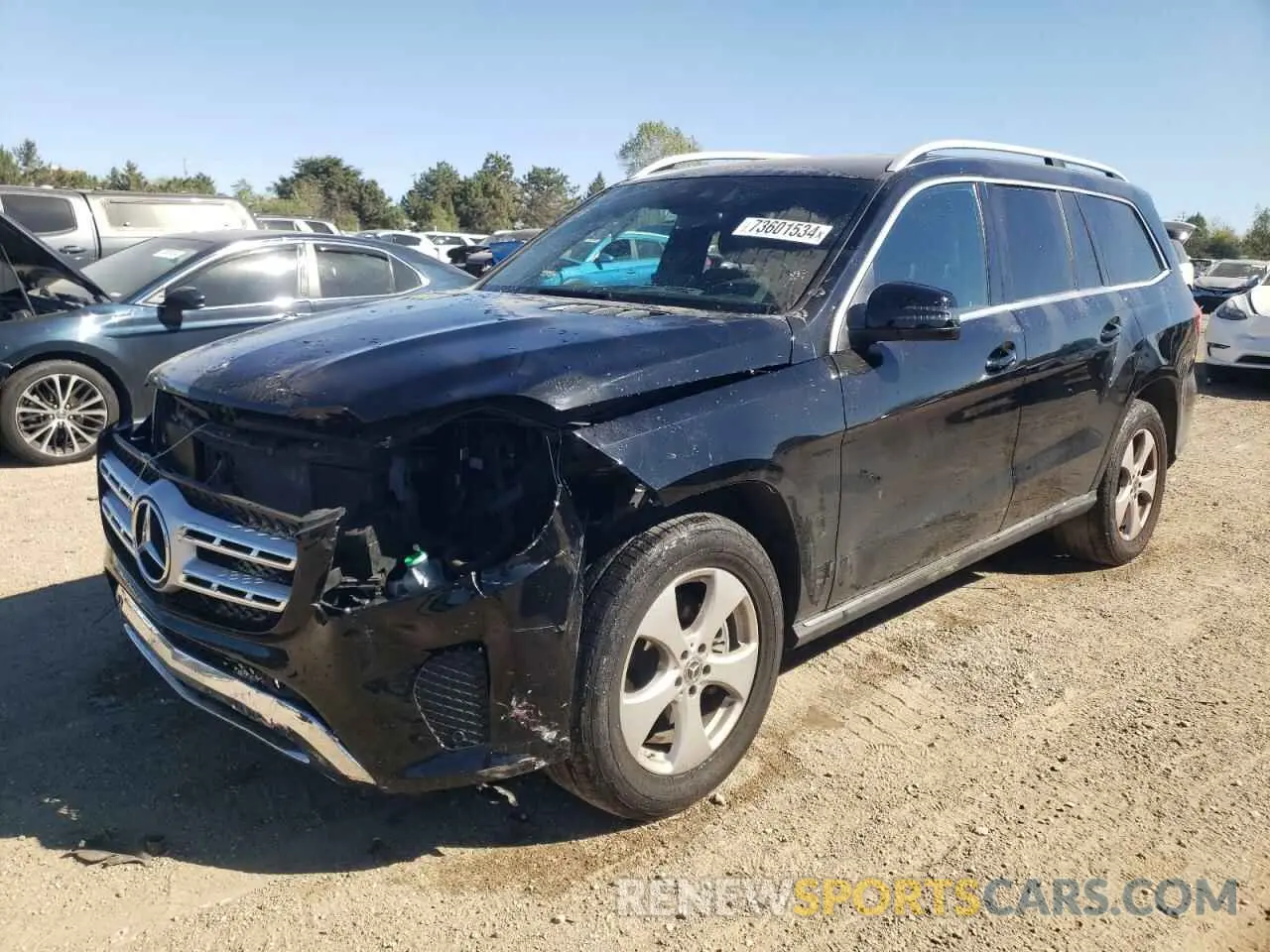 1 fotografías del automóvil dañado 4JGDF6EE7KB241368 MERCEDES-BENZ GLS-CLASS 2019