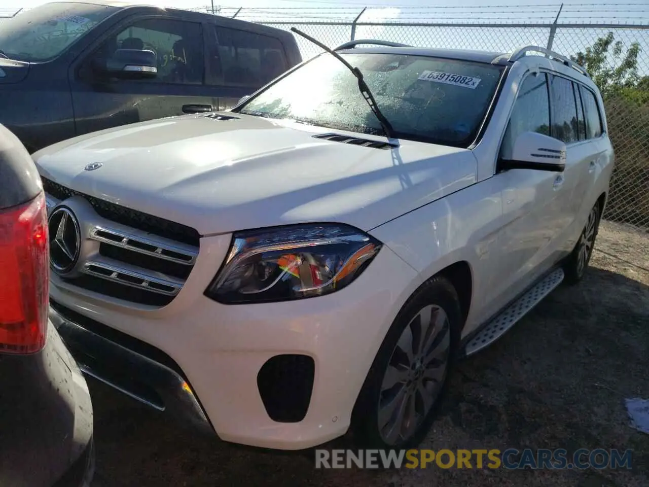 2 fotografías del automóvil dañado 4JGDF6EE8KB228273 MERCEDES-BENZ GLS-CLASS 2019