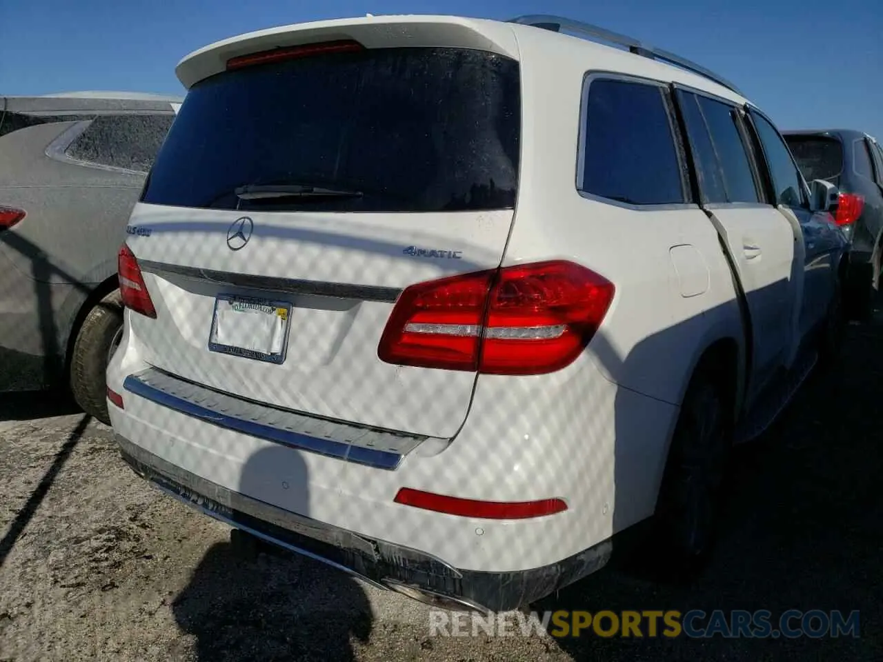 4 fotografías del automóvil dañado 4JGDF6EE8KB228273 MERCEDES-BENZ GLS-CLASS 2019