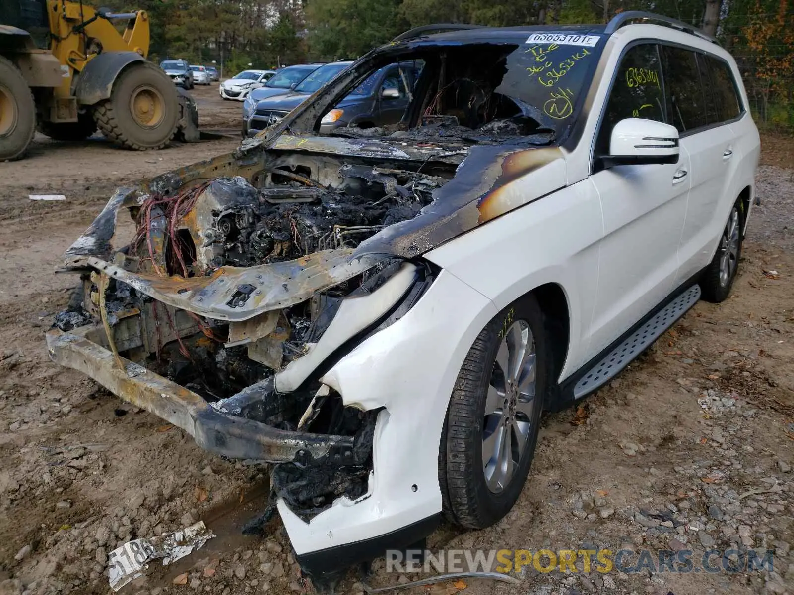 2 fotografías del automóvil dañado 4JGDF6EE9KB189368 MERCEDES-BENZ GLS-CLASS 2019
