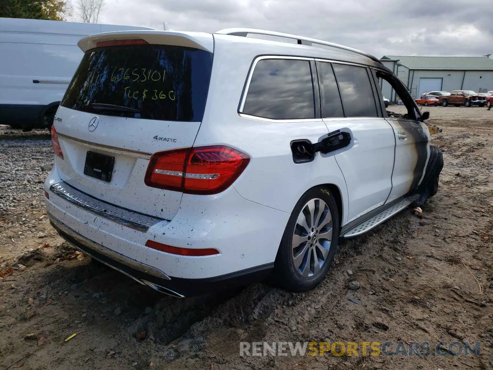 4 fotografías del automóvil dañado 4JGDF6EE9KB189368 MERCEDES-BENZ GLS-CLASS 2019