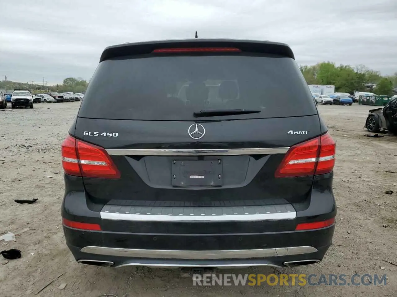 6 fotografías del automóvil dañado 4JGDF6EE9KB200031 MERCEDES-BENZ GLS-CLASS 2019