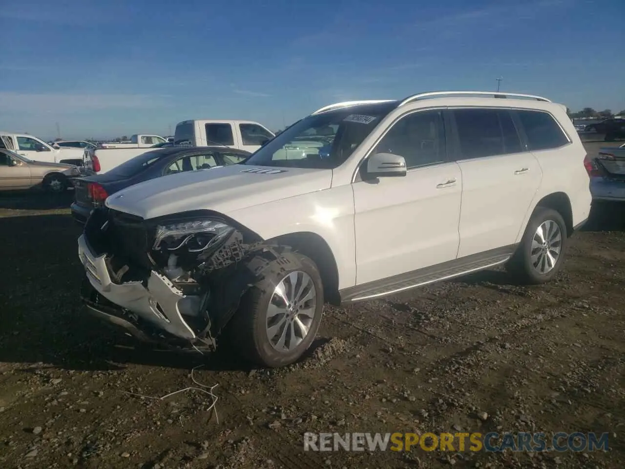 1 fotografías del automóvil dañado 4JGDF6EE9KB210199 MERCEDES-BENZ GLS-CLASS 2019