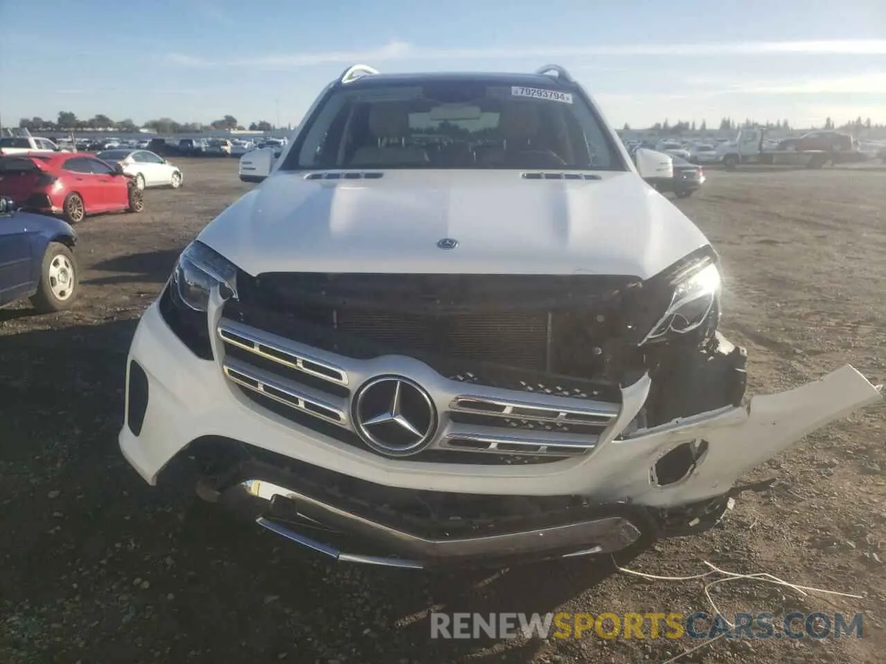 5 fotografías del automóvil dañado 4JGDF6EE9KB210199 MERCEDES-BENZ GLS-CLASS 2019