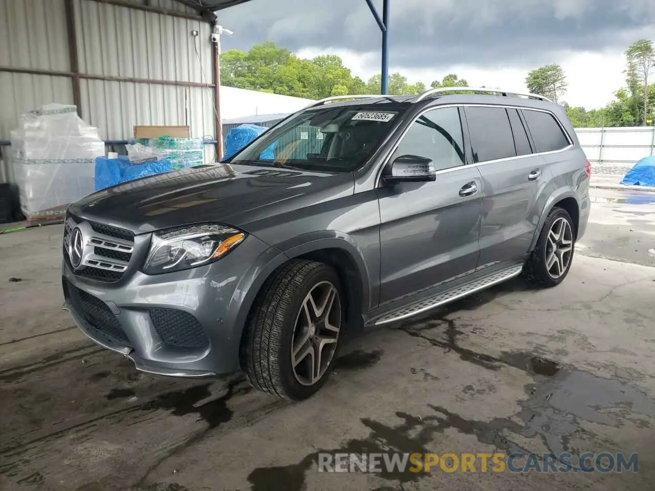 1 fotografías del automóvil dañado 4JGDF7DE0HA852820 MERCEDES-BENZ GLS-CLASS 2019
