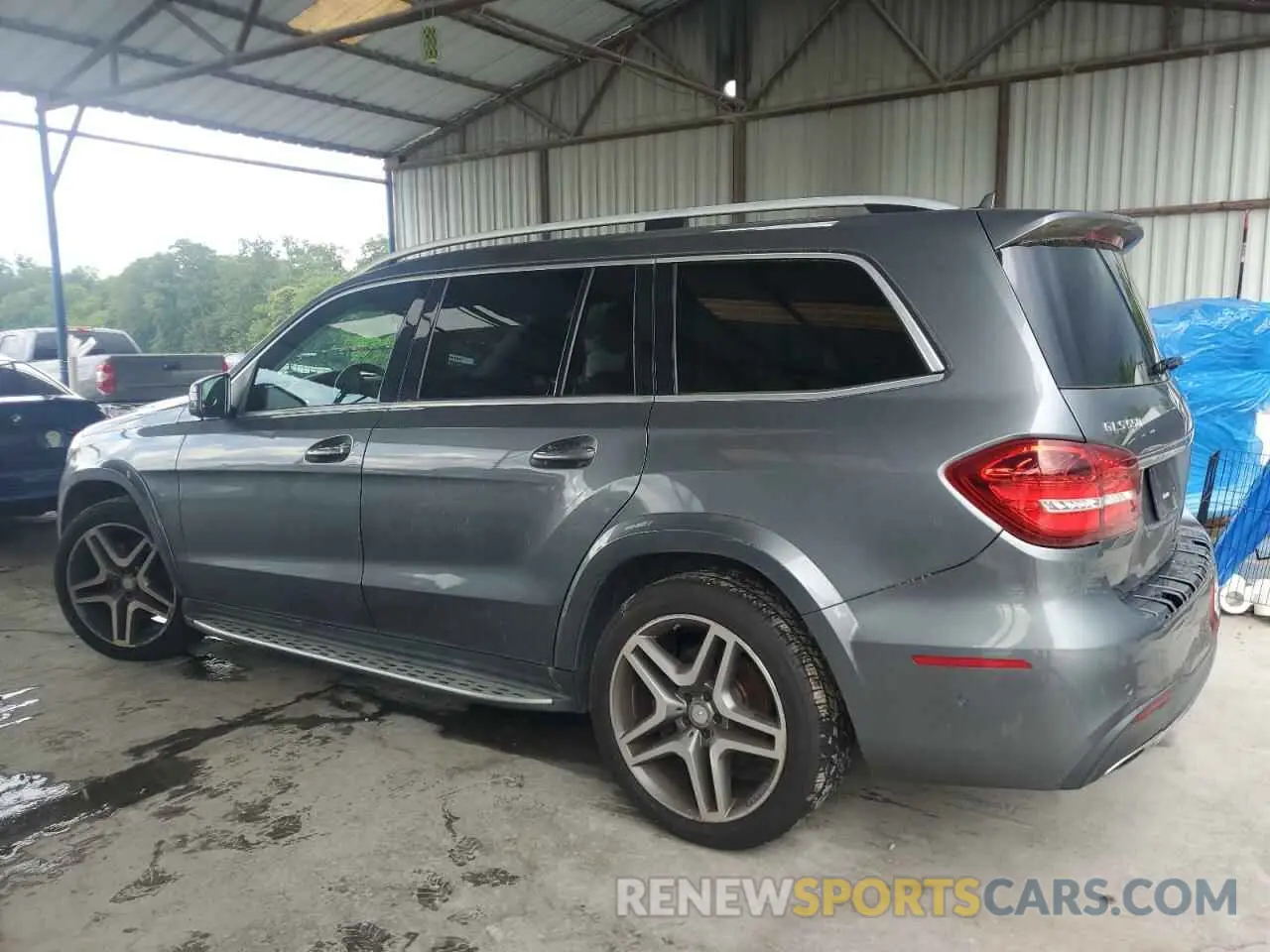 2 fotografías del automóvil dañado 4JGDF7DE0HA852820 MERCEDES-BENZ GLS-CLASS 2019