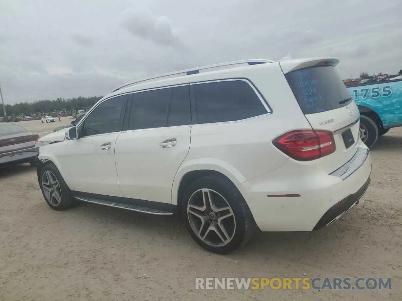 2 fotografías del automóvil dañado 4JGDF7DE1KB206915 MERCEDES-BENZ GLS-CLASS 2019