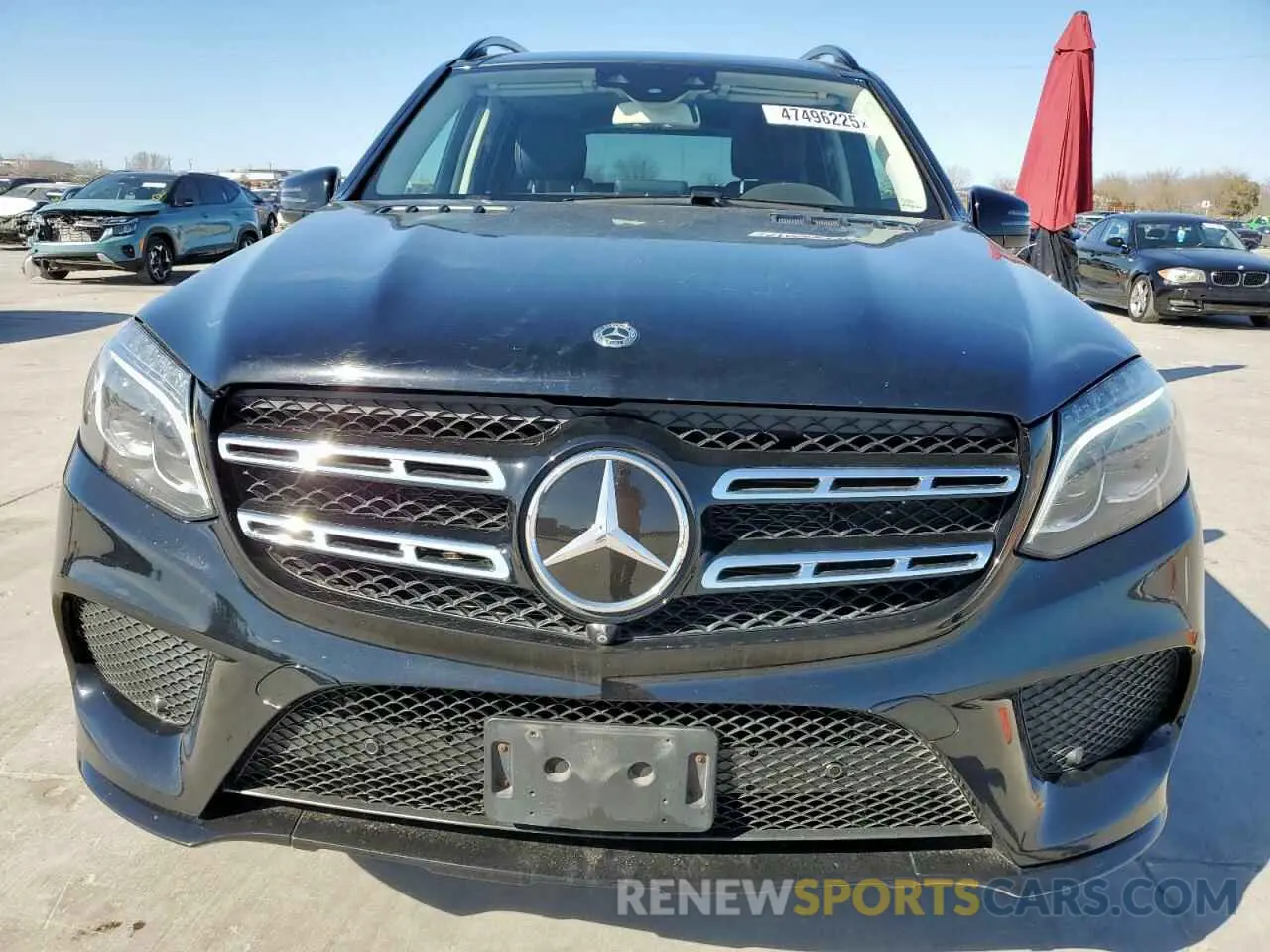 5 fotografías del automóvil dañado 4JGDF7DE1KB222435 MERCEDES-BENZ GLS-CLASS 2019