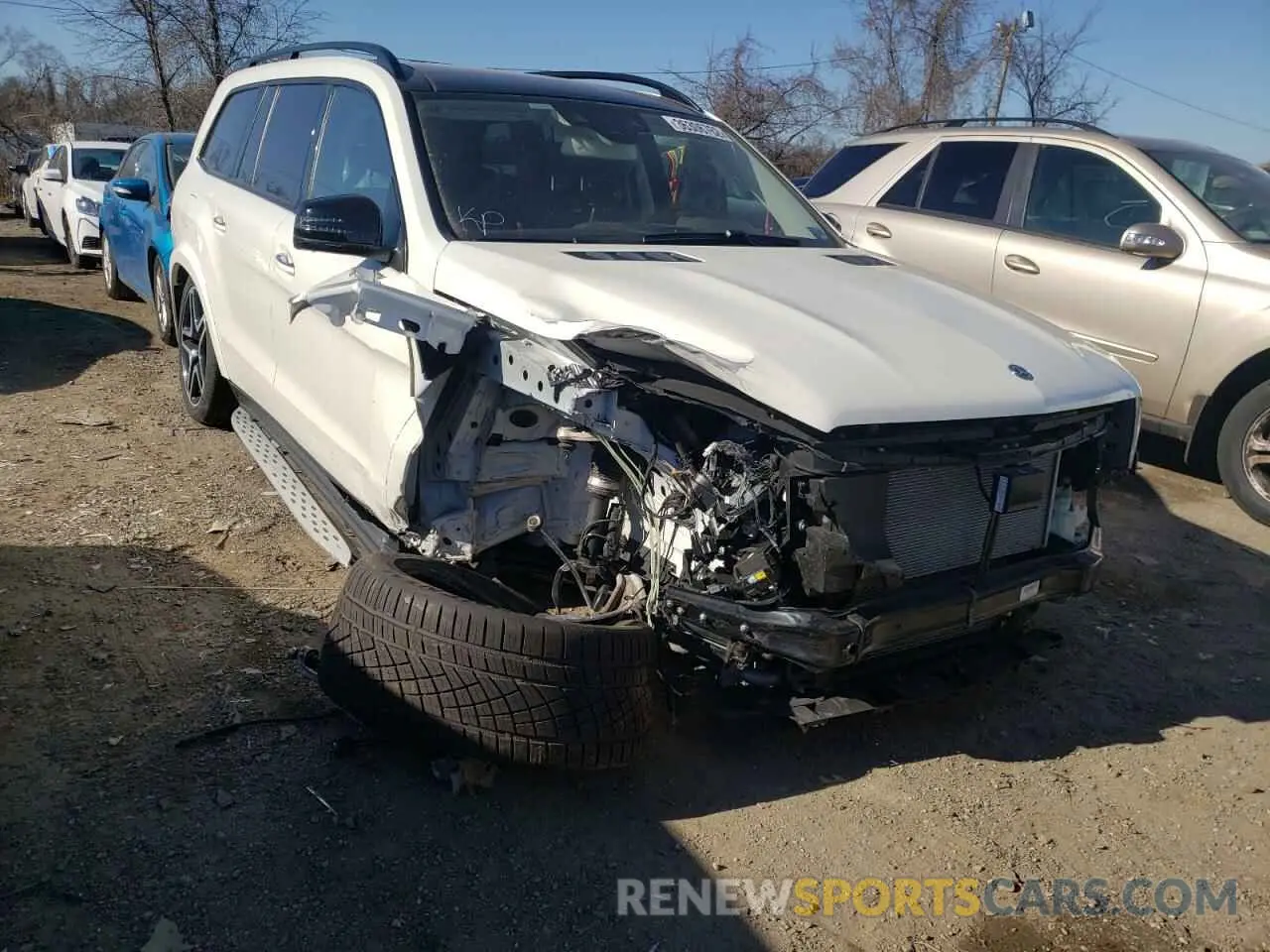 1 fotografías del automóvil dañado 4JGDF7DE3KB195982 MERCEDES-BENZ GLS-CLASS 2019