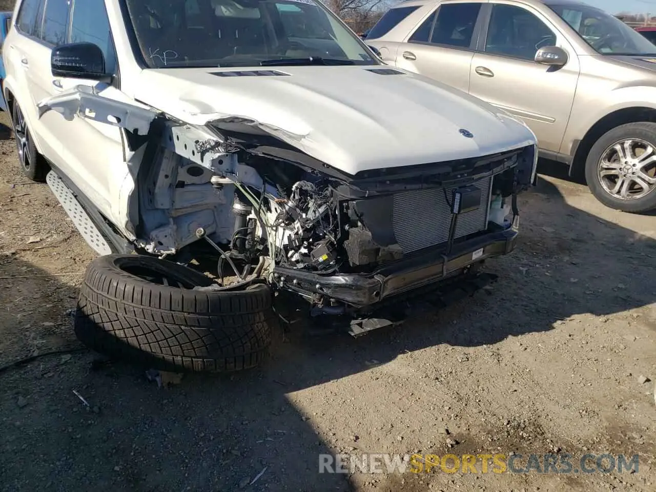 9 fotografías del automóvil dañado 4JGDF7DE3KB195982 MERCEDES-BENZ GLS-CLASS 2019