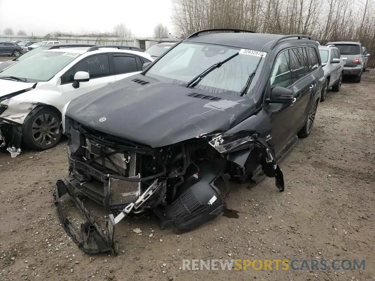 2 fotografías del automóvil dañado 4JGDF7FE0KB196343 MERCEDES-BENZ GLS-CLASS 2019