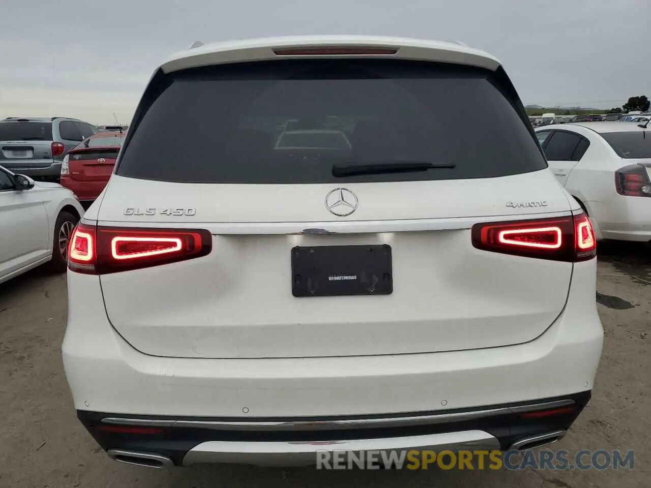 6 fotografías del automóvil dañado 4JGFF5KE0LA258527 MERCEDES-BENZ GLS-CLASS 2020