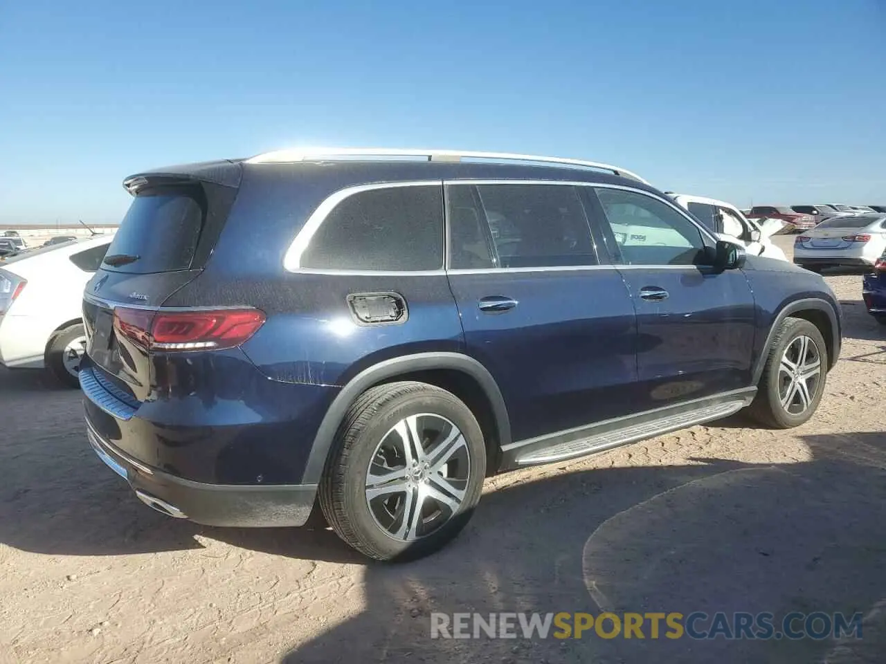 3 fotografías del automóvil dañado 4JGFF5KE1LA203665 MERCEDES-BENZ GLS-CLASS 2020