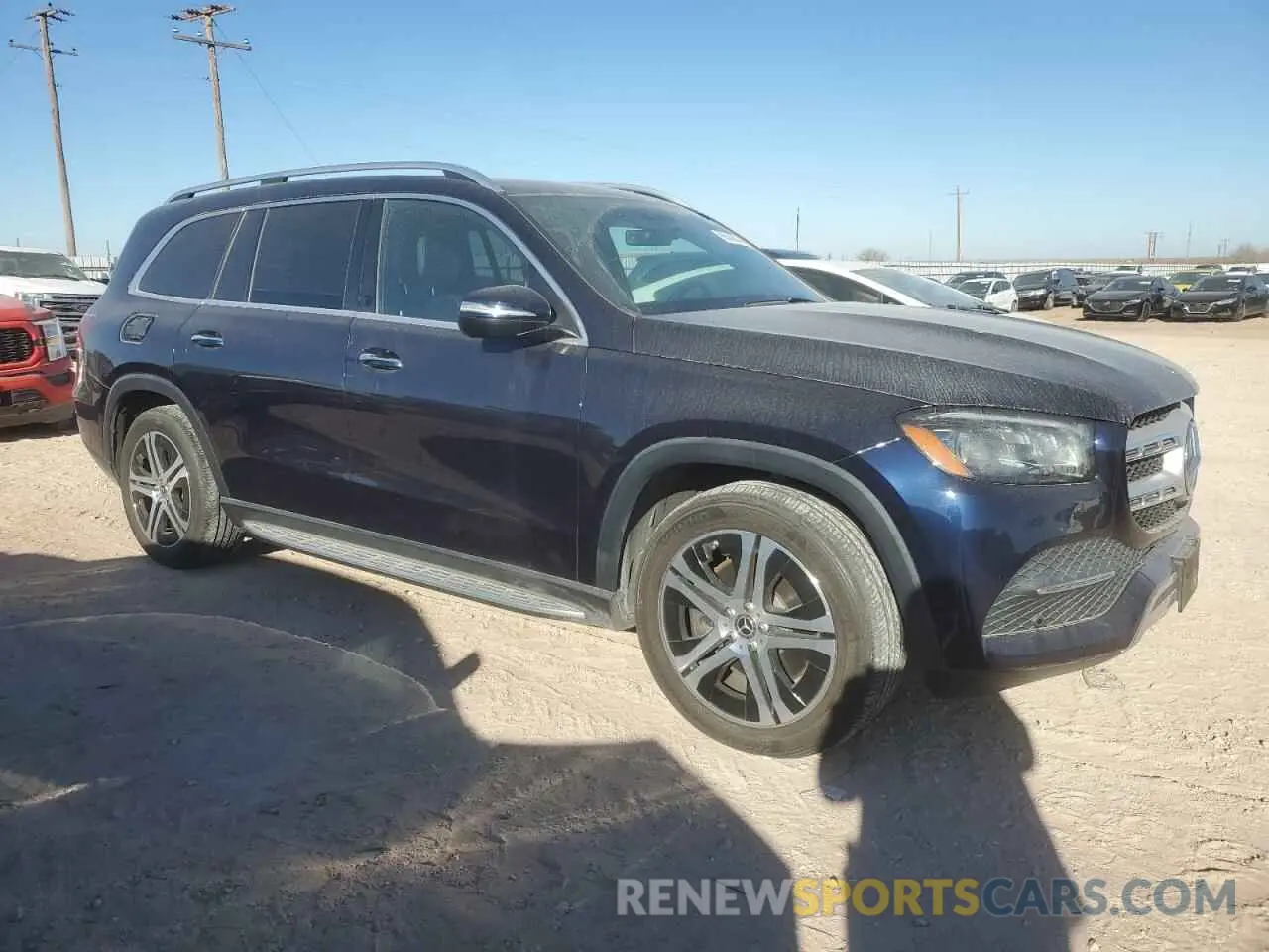 4 fotografías del automóvil dañado 4JGFF5KE1LA203665 MERCEDES-BENZ GLS-CLASS 2020