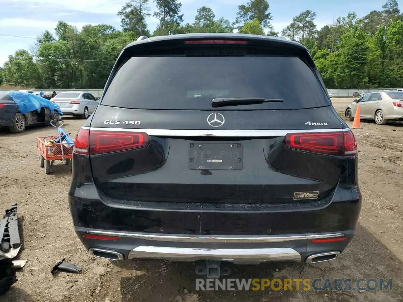6 fotografías del automóvil dañado 4JGFF5KE3LA043112 MERCEDES-BENZ GLS-CLASS 2020