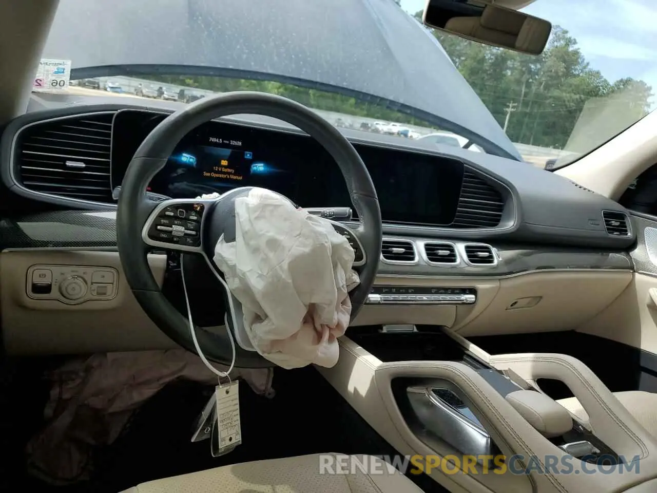 8 fotografías del automóvil dañado 4JGFF5KE3LA043112 MERCEDES-BENZ GLS-CLASS 2020