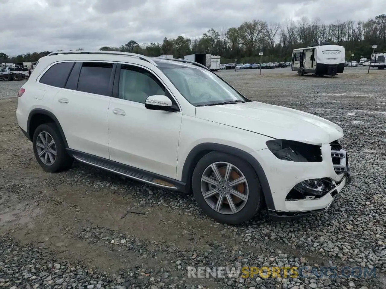 4 fotografías del automóvil dañado 4JGFF5KE3LA130220 MERCEDES-BENZ GLS-CLASS 2020