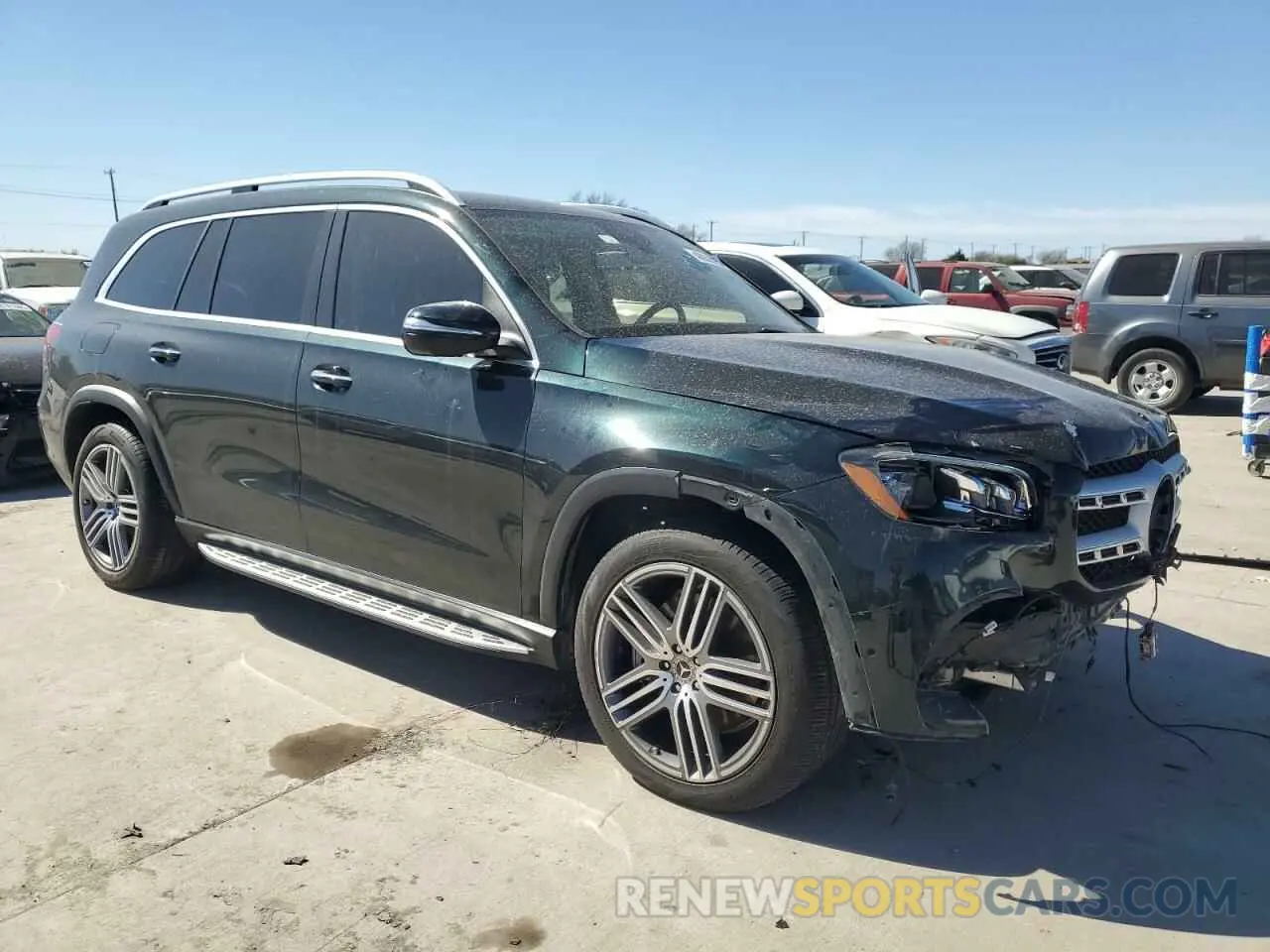 4 fotografías del automóvil dañado 4JGFF5KE4LA195660 MERCEDES-BENZ GLS-CLASS 2020