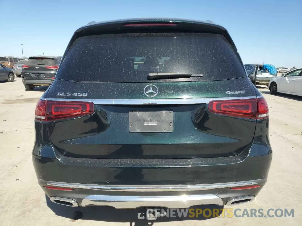 6 fotografías del automóvil dañado 4JGFF5KE4LA195660 MERCEDES-BENZ GLS-CLASS 2020