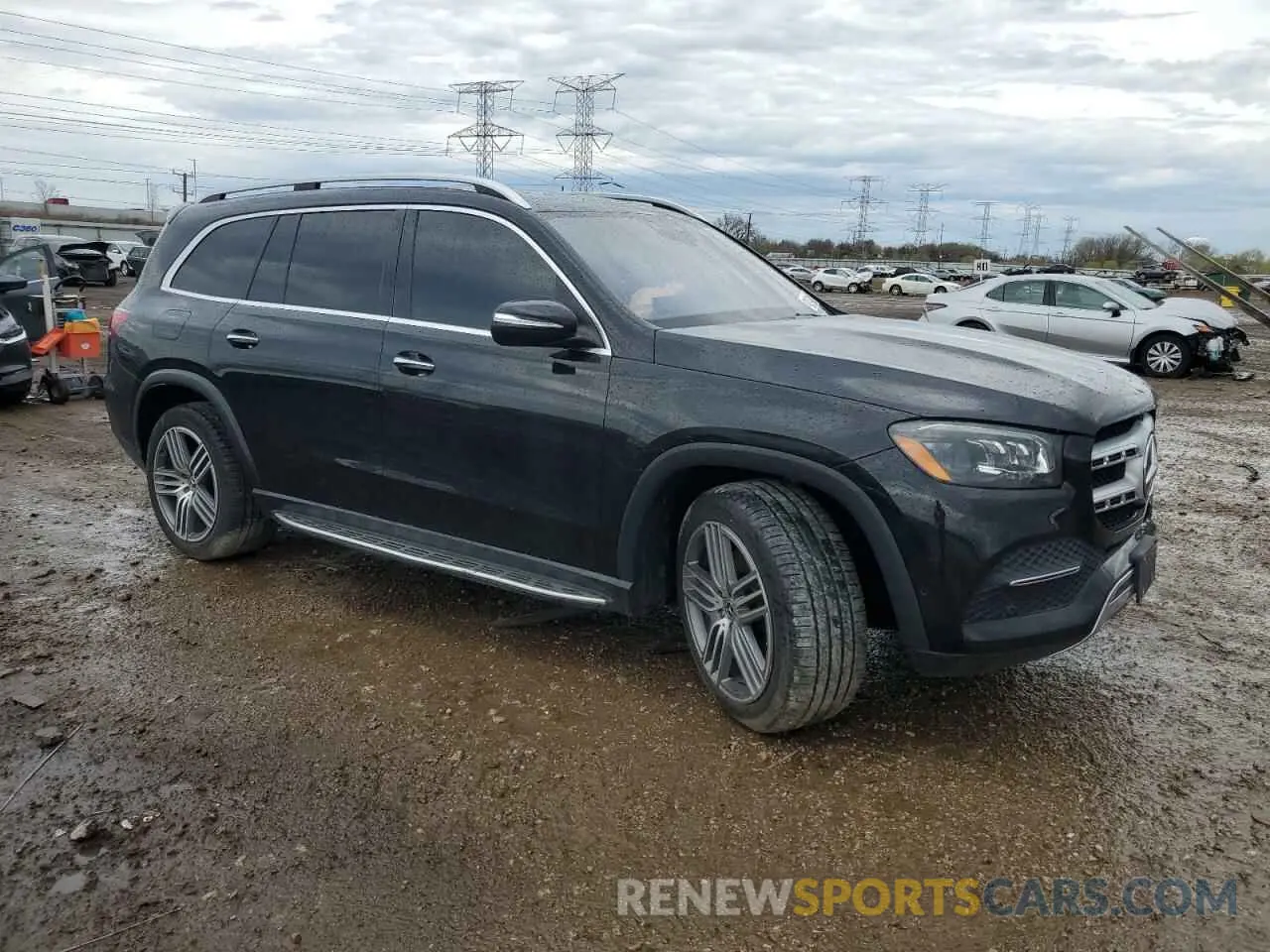 4 fotografías del automóvil dañado 4JGFF5KE5LA129912 MERCEDES-BENZ GLS-CLASS 2020