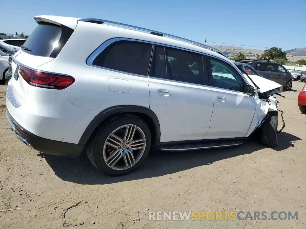 3 fotografías del automóvil dañado 4JGFF5KE5LA259558 MERCEDES-BENZ GLS-CLASS 2020
